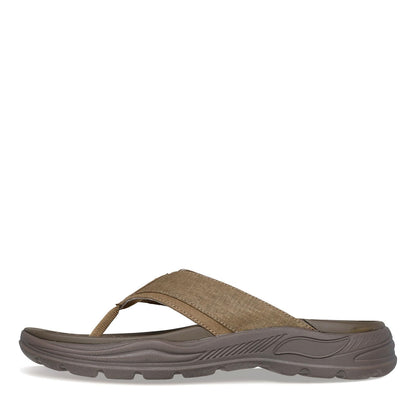 Skechers Men's Arch Fit Motley Sd-Rigel Canvas Thong Sandal, TPE