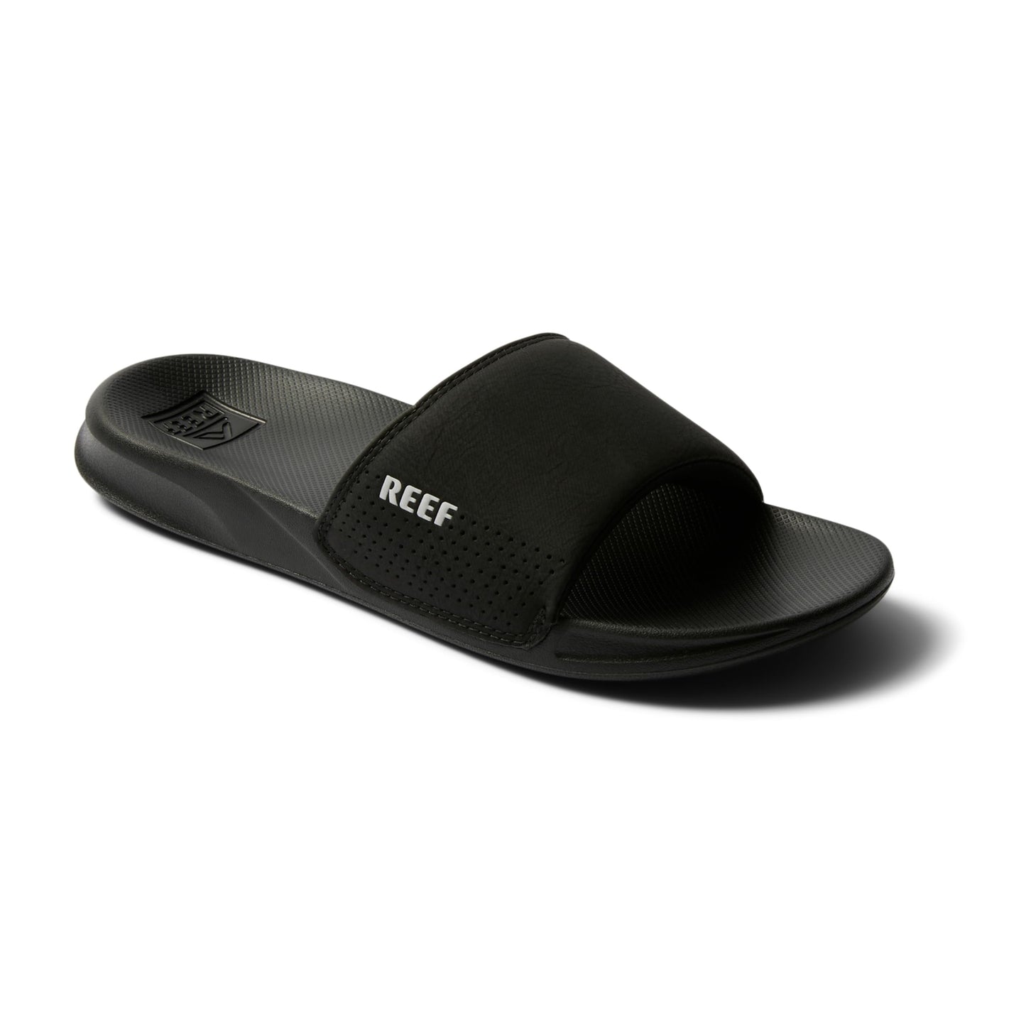 REEF One Slide Mens Sandal BLA-Black 8