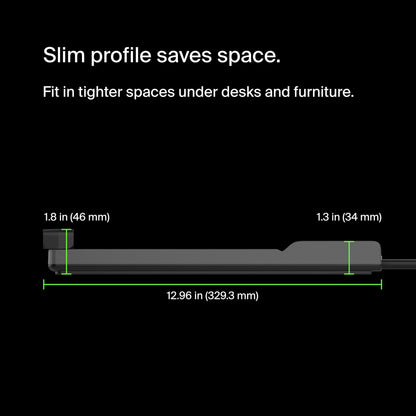 Belkin Regleta Protectora contra Sobretensiones de 12 Salidas (Cable de 8ft)