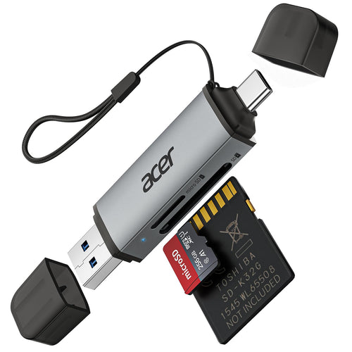 acer Lector de Tarjetas SD USB C de Doble Ranura