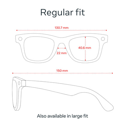 Ray-Ban Lentes Inteligentes Meta Gen 1 Wayfarer (Negro Mate)