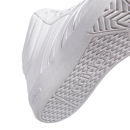 Adidas Unisex Hoops 4.0 Mid Top Basketball Shoes White/White/Black