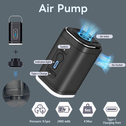 BYED Vacuum Backpack Travel-Expandable Compression Backpack with Air Pump,Usb,Tsa Lock, Air Backpacks with Removable Vacuum Bag,Carry On Vacpack for Men and Women