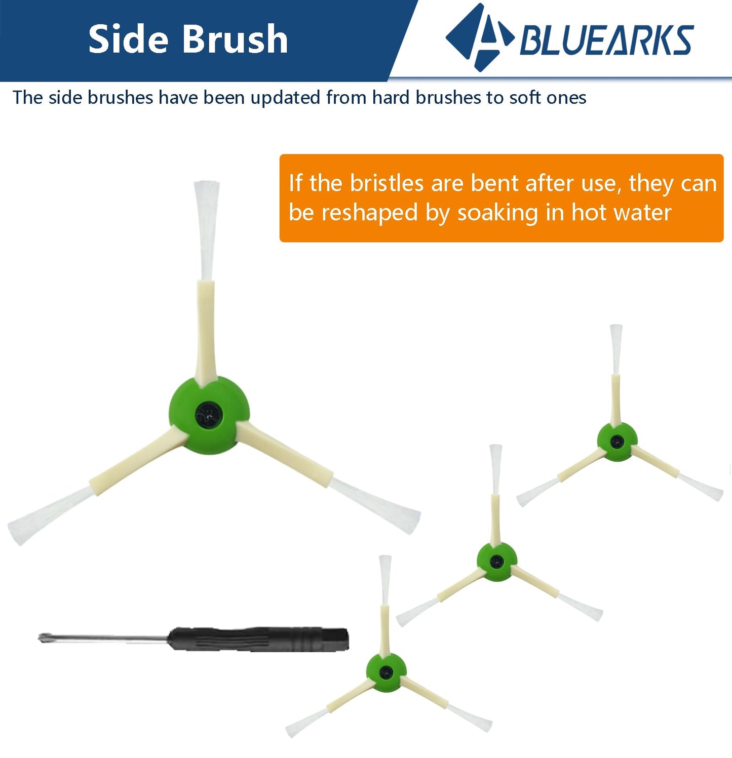 Bluearks Kit de Accesorios y Piezas para Robot Aspirador Roomba (16 Piezas)