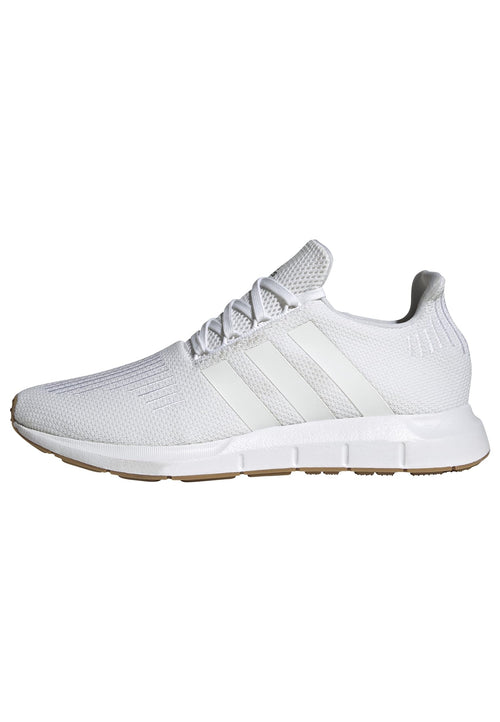 adidas Mens Swift Run White/White/Core Black 9