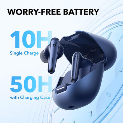 Soundcore by Anker Auriculares Inalámbricos Liberty 4 NC (Batería 50H)