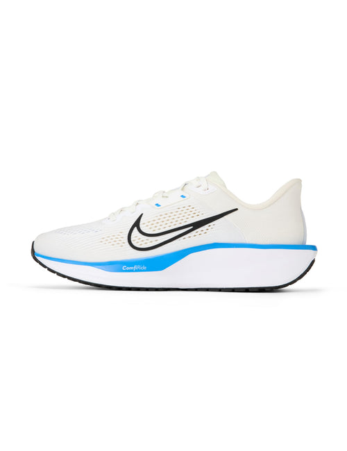 Nike Men's Quest 6 Road Running Shoes, White/Black-Blue Hero-Football Grey
