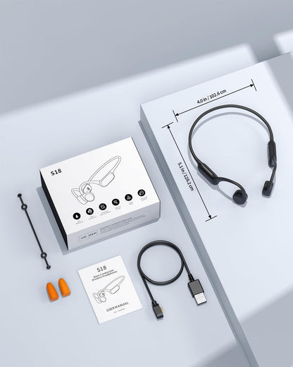 PSIER Audífonos de Conducción Ósea para Natación (32GB / Bluetooth 6.0)