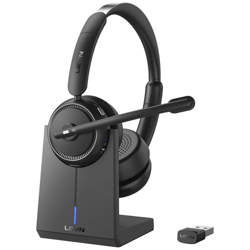 Auriculares Inalámbricos Bluetooth con Micrófono para el Trabajo (Cancelación de Ruido)