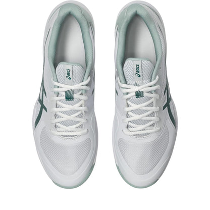 ASICS Men's Game FlyteFoam Tennis Shoes, White/Dark Neptune
