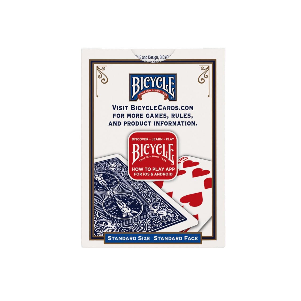 Bicycle Cartas de Juego Estándar Rider Back (Paquete de 12)