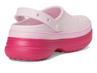 Crocs Unisex Classic Stacked Clogs Platform Sneakers Dragon Fruit Men 6/Women
