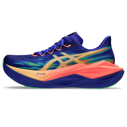 ASICS Unisex SUPERBLAST 3 Running Shoes, 12M / 13.5W, Cobalt Burst/Light Orange