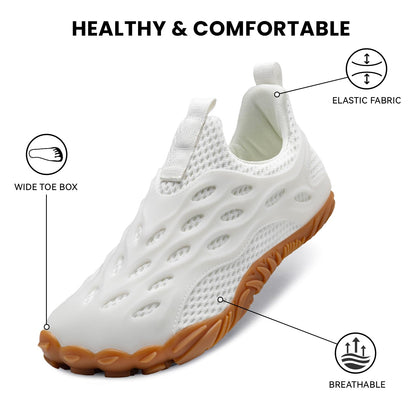 Bare Frog Barefoot Shoes Women Men Fashion Sneakers - Zero Drop Wide Toe Box Shoes Comfortable for Hiking, Walking, Gym, Fitness, Trail Running, Casual Outdoor & Daily Wear - Non-Slip Beach Water Shoe
