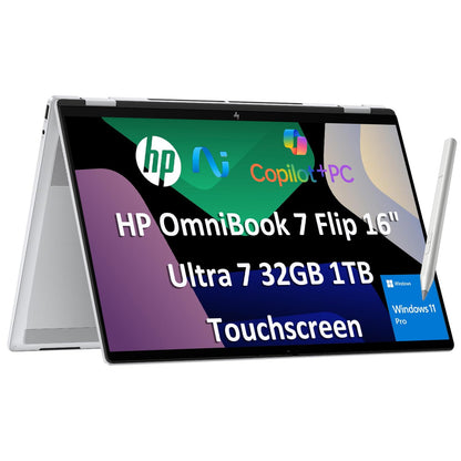 HP OmniBook 7 Flip 2026 Laptop 2 en 1 (16" FHD+ / 32GB RAM)