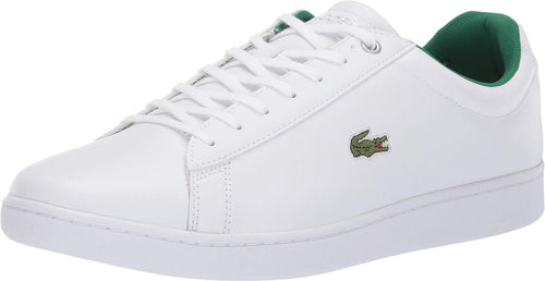 Lacoste Men's Hydez Leather Sneakers, White/Green