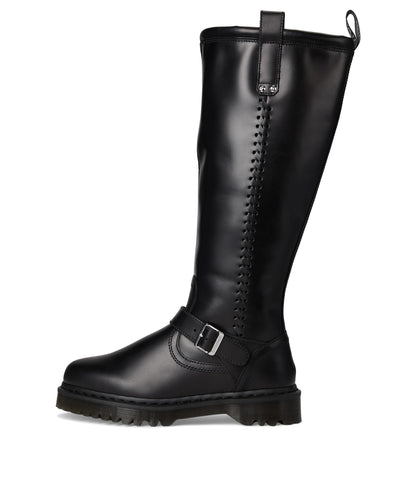 Dr. Martens Unisex Anistone Knee High Boots, Black