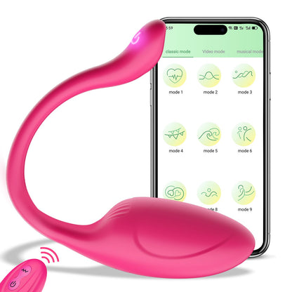 Vibrador Portátil Controlado por App para Parejas