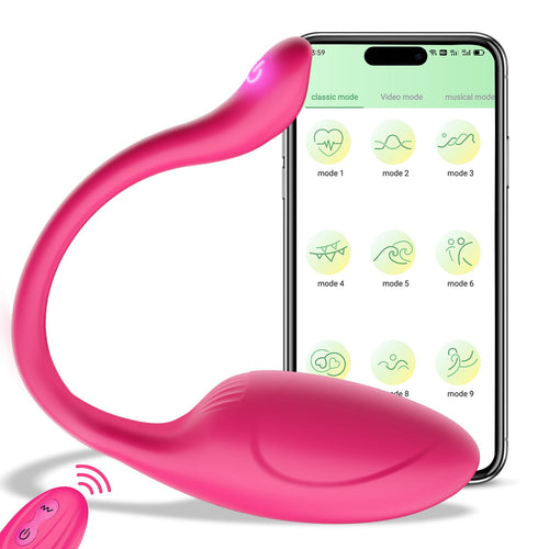 Vibrador Portátil Controlado por App para Parejas
