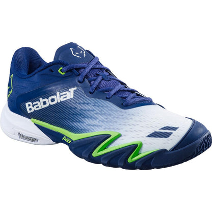 Babolat Men's Premura 3 Lebron Padel Shoes, Blue Depths/Green, US