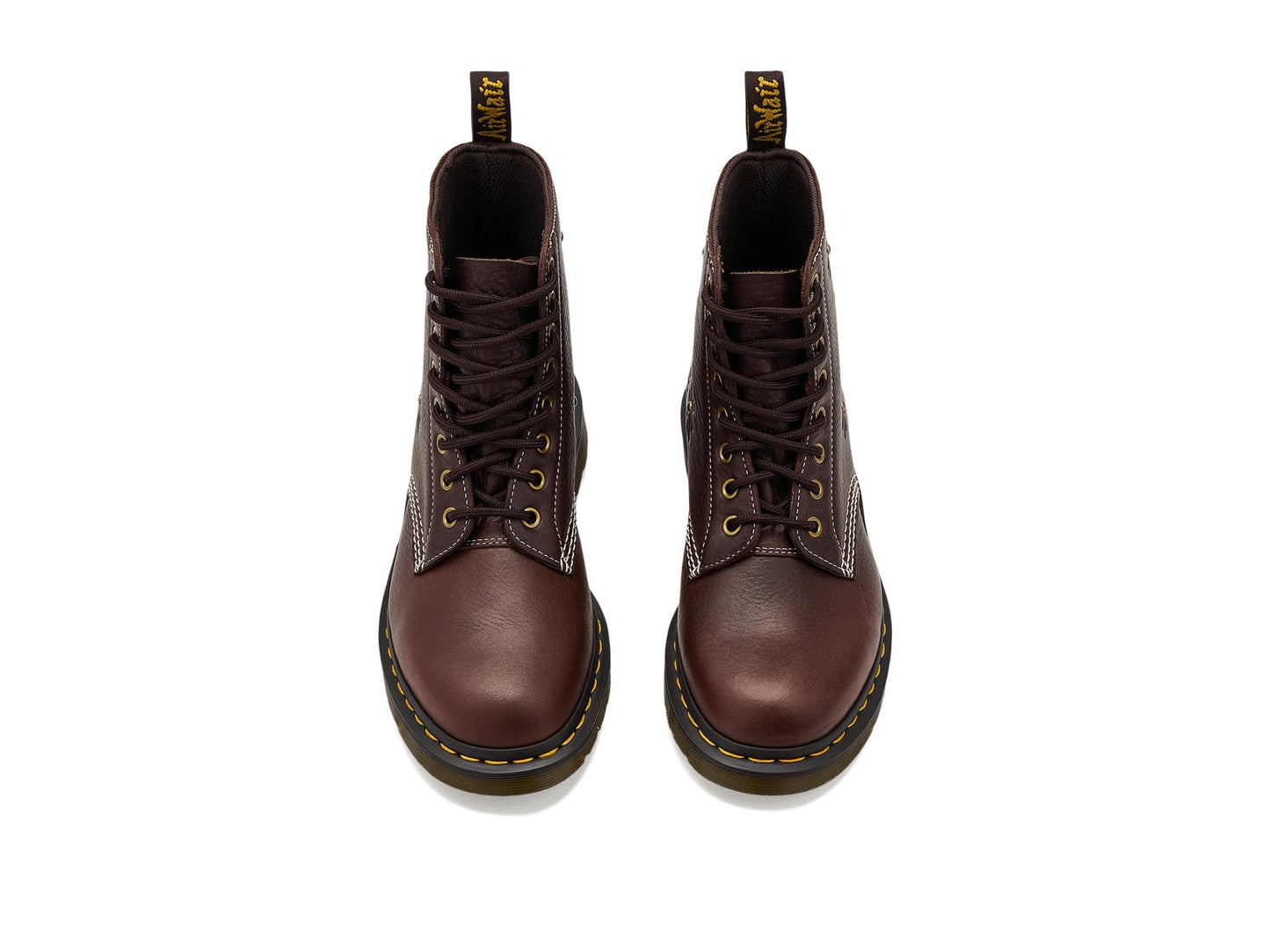 Dr. Martens Womens 1460 Pascal Flower Dark Brown