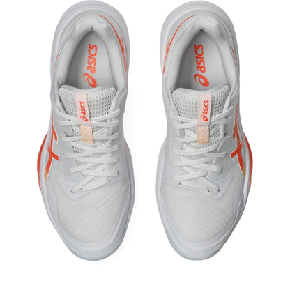 ASICS Women's Sky Elite FlyteFoam 3 Volleyball Shoes, White/Vivid Coral