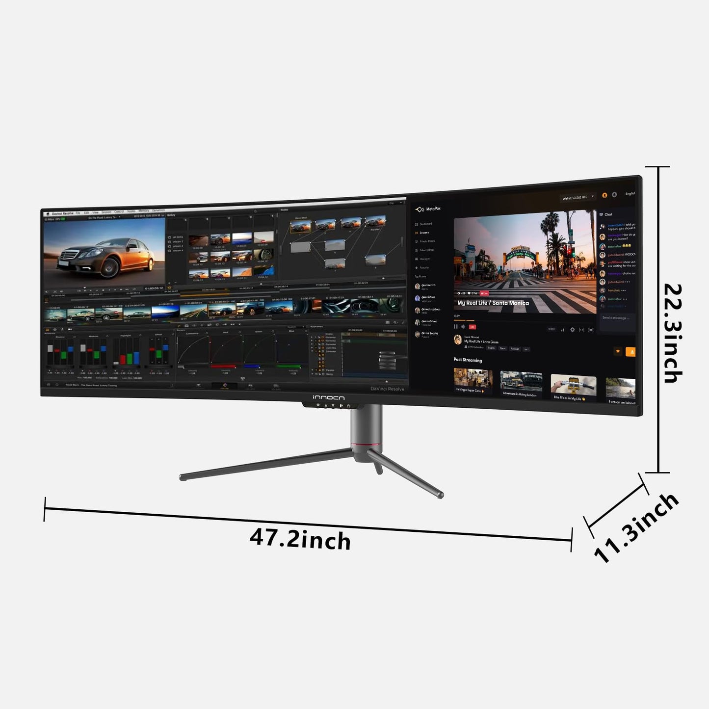 INNOCN Monitor Curvo Ultrawide WFHD 49"