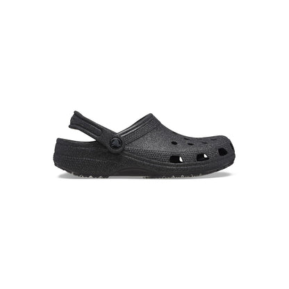 Crocs Zuecos Clásicos Brillantes Unisex (Negro / Talla 3 Hombre/5 Mujer)