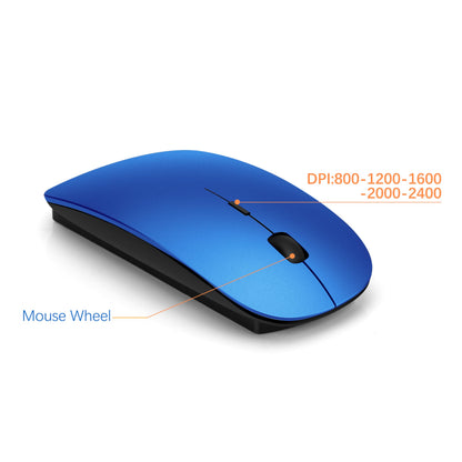 TopMate Combo Teclado y Ratón Inalámbrico Ultra Delgado (Azul Negro)