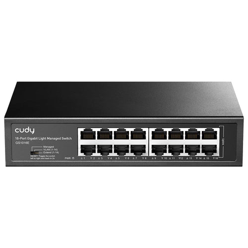 Cudy Switch Gigabit Smart Managed de 16 Puertos GS1016E