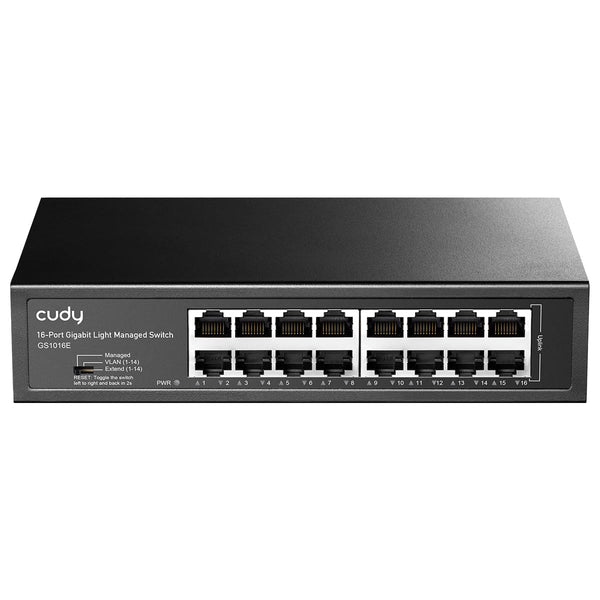Cudy Switch Gigabit Smart Managed de 16 Puertos GS1016E