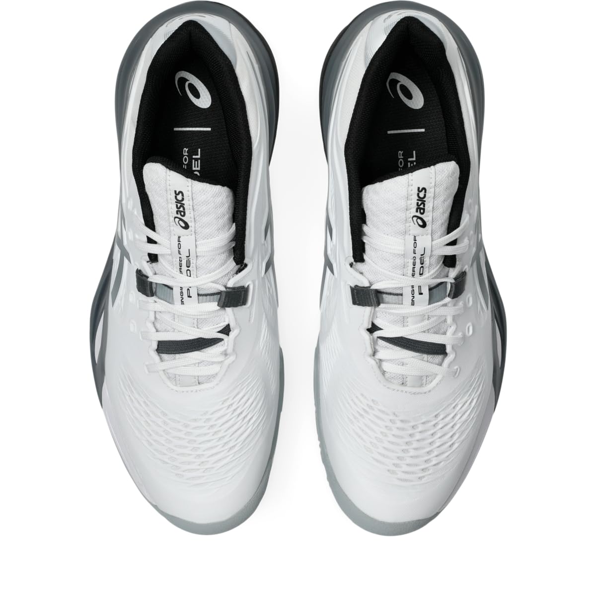 ASICS Men's Gel-Resolution X Padel Tennis Shoes, White/Steel Grey