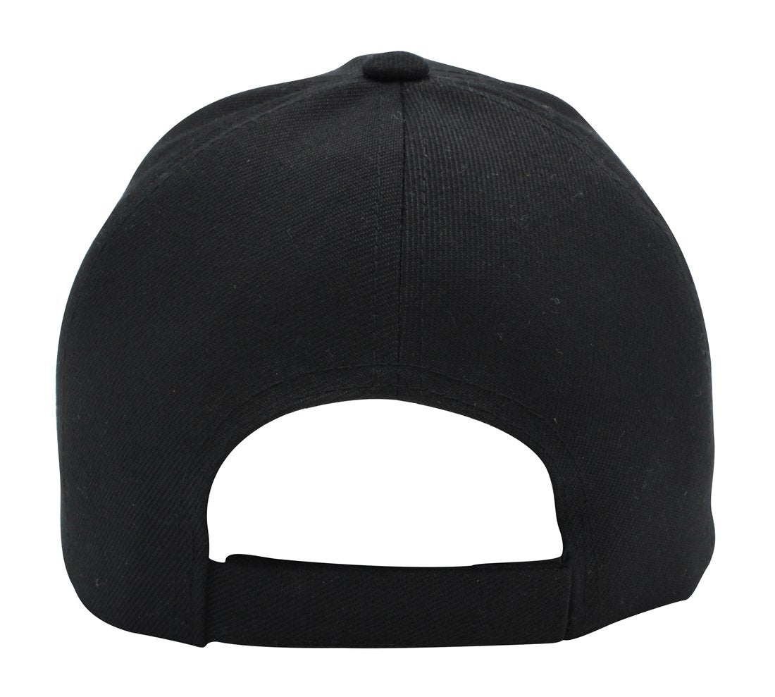 Gorra de Béisbol Clásica Ajustable (Negro)
