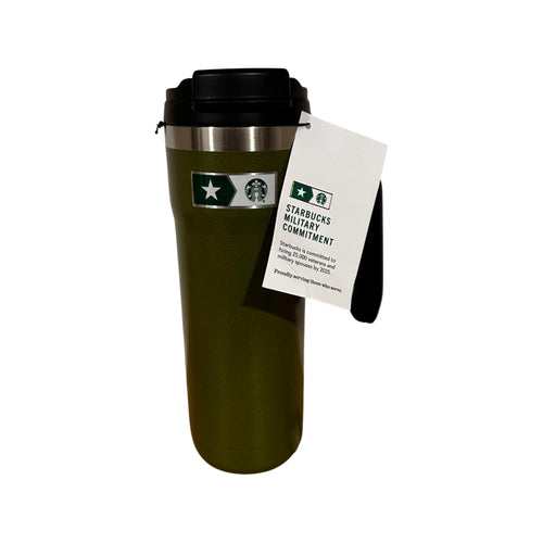 Starbucks x Stanley Vaso Térmico Fuerzas Armadas de 20 oz (Verde Ejército)