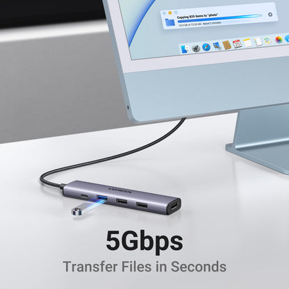 UGREEN Adaptador Multipuerto USB C Hub 5 en 1