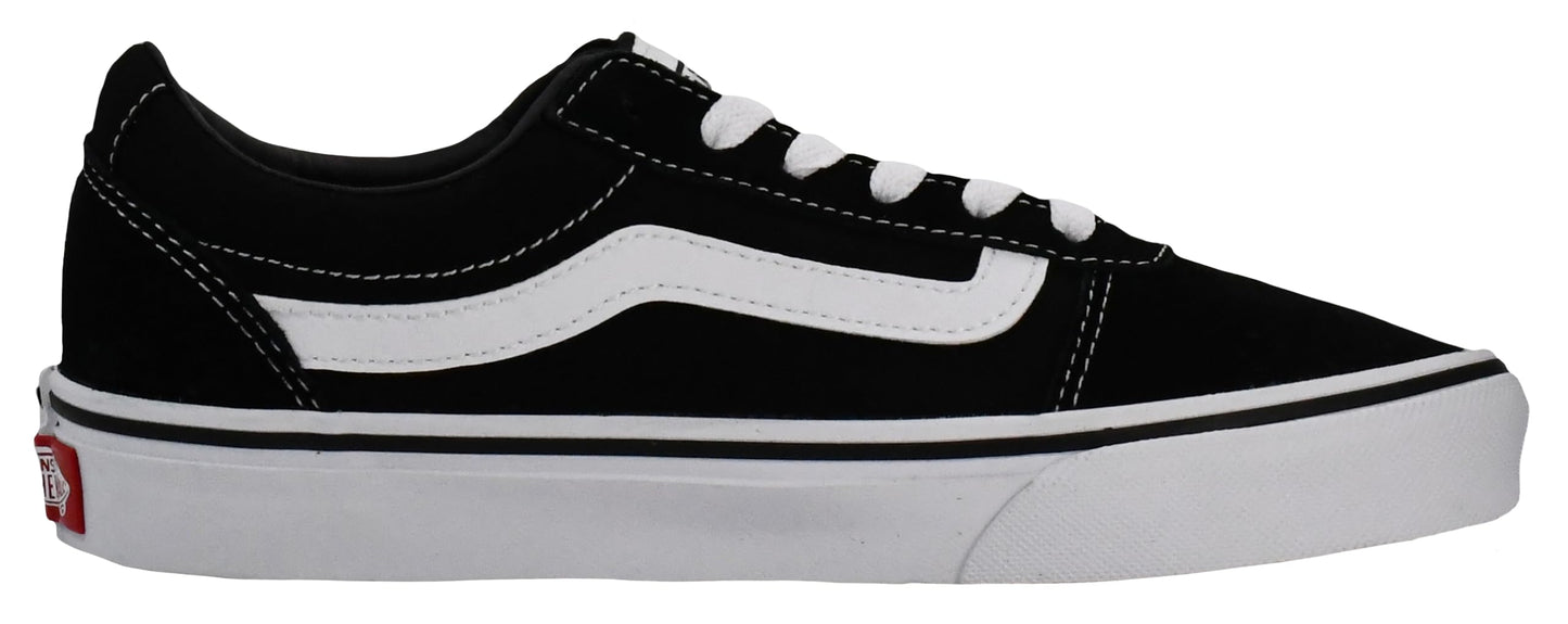 Vans Women's Ward Sneaker, Suede/CanvasBlack/White