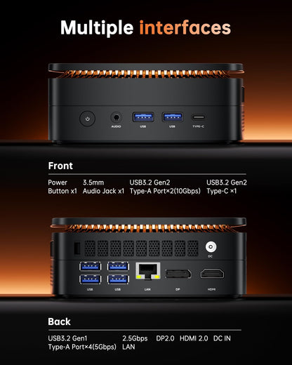 KAMRUI Mini PC de Juegos Hyper H1 (1TB SSD / 24GB RAM)