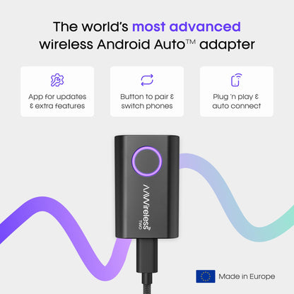 AAWireless Two Adaptador Inalámbrico para Android Auto