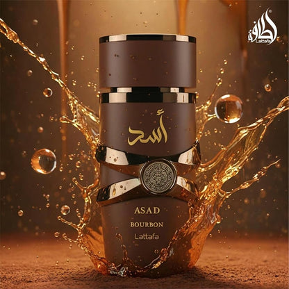 Lattafa Asad Bourbon EDP Unisex (3.4 Ounce / 100 ml)