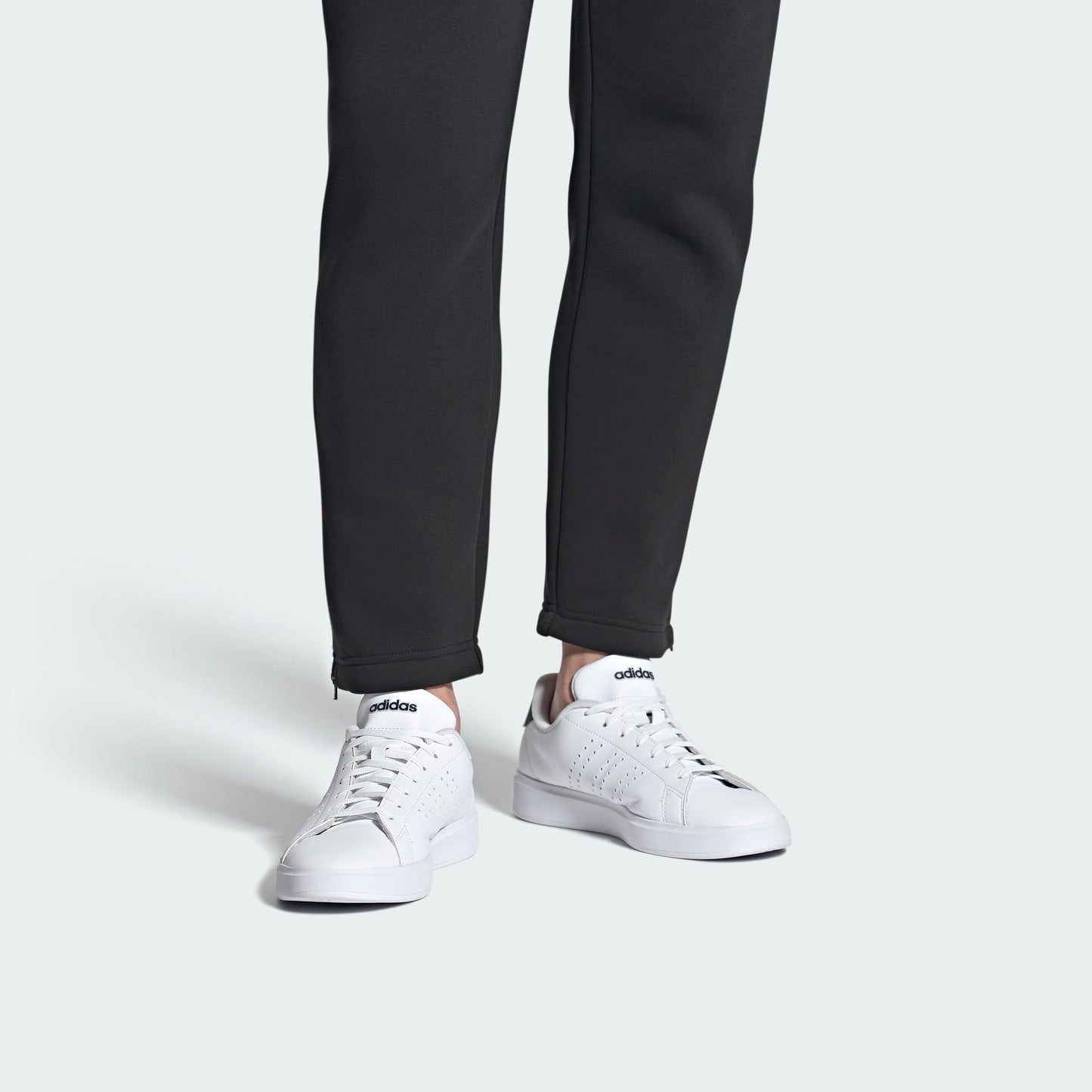 adidas Men's Advantage 2.0, White/Black/Ink