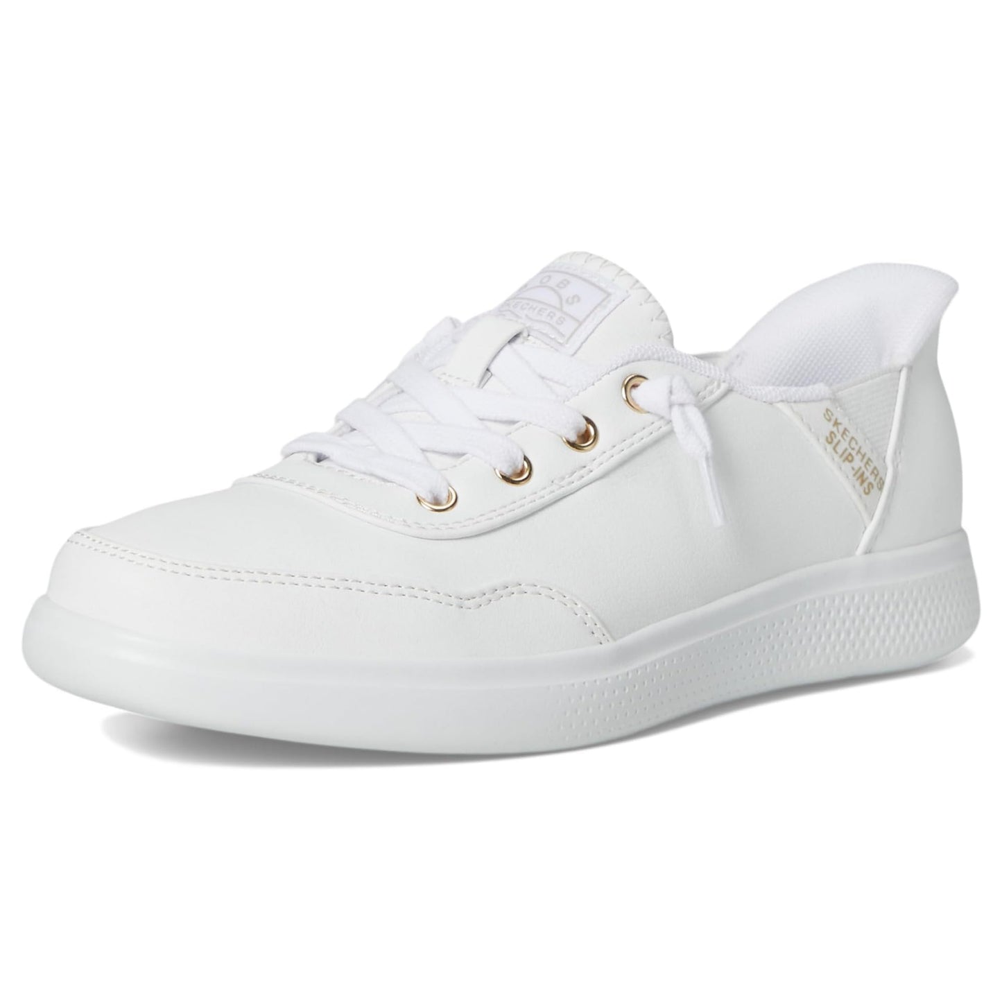 Skechers Women's Hands Free Slip-Ins Bobs Skip – B Cute Classic, White