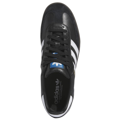 adidas Men's Samba ADV Skate Shoes - Core Black/Cloud White/Gum