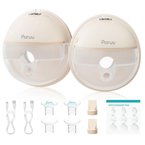 Paruu Extractor de Leche Manos Libres P16 (Paquete de 2 / Nude)