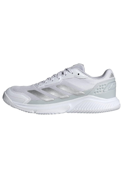 adidas Women's Courtquick Padel, White/Silver Metallic/White