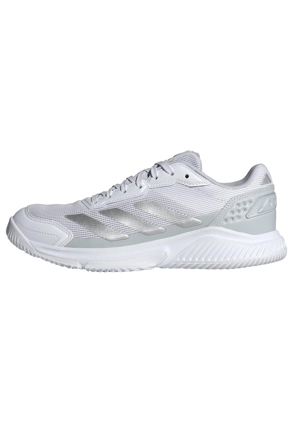 adidas Women's Courtquick Padel, White/Silver Metallic/White