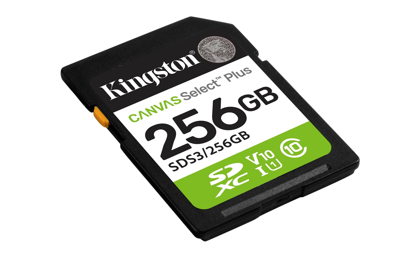Kingston 256GB Canvas Select Plus SD Card | Up to 150MB/s | Class 10, UHS-I, U1, V10 | SDS3/256GB