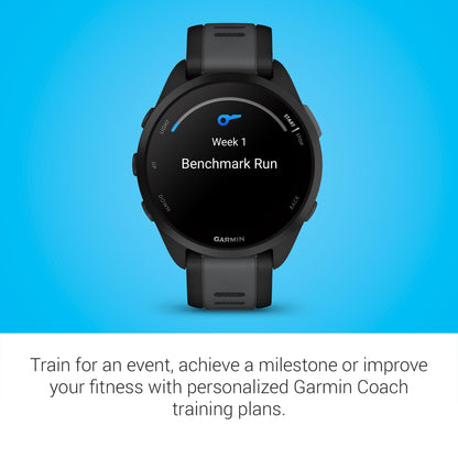 Garmin Forerunner 165 Music Reloj Inteligente para Corredores (Negro)