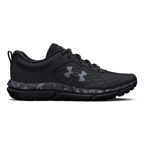 Under Armour Men's Charged Assert 10 Shoes, (001) Black/Black/Pitch Gray