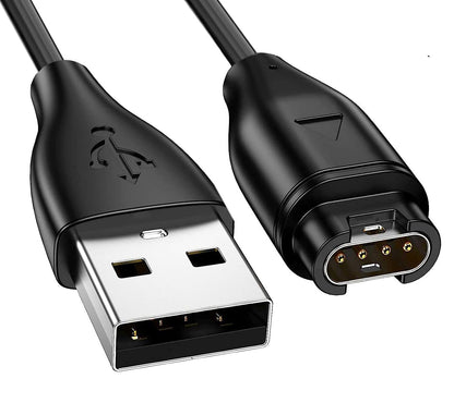 Ankky Cable Cargador USB para Reloj Garmin (Negro / 3.3ft)