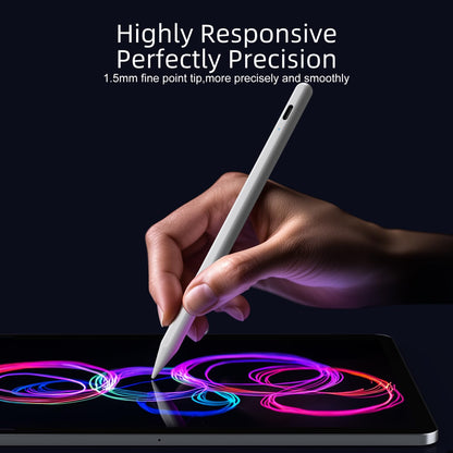 Jamjake Stylus Pen for iPad 6th-11th Generation-2X Fast Charge Active Pencil Compatible with 2018-2026 Apple iPad Pro 11"/12.9"/M4, iPad Air 3/4/5/M2/M3/M4,iPad mini 5/6/7 Gen-White